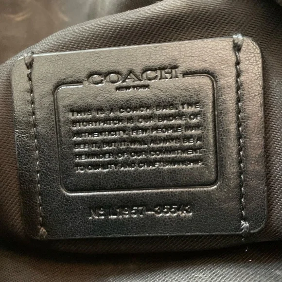 Coach black 'Chaise' pebbled leather crossbody bag/purse - Picture 4 of 14